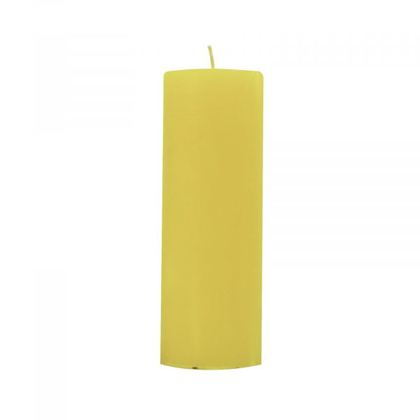 VELA ALTAR 15 CM X 7 CM  AMARELA