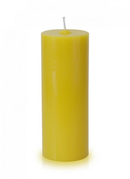 VELA ALTAR 20 CM X 7 CM AMARELA